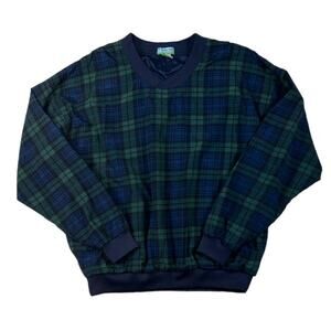 Winner Mate Green/Blue Windbreaker Pullover | Size L